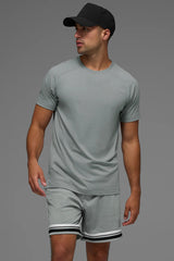 Triumph Raglan Tee - Lunar Grey