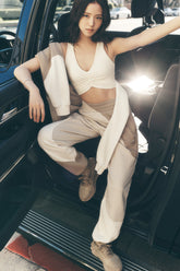 Make Waves Sweatpant - Ivory/Bone/Gravel