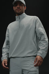 Light Weight Takeaway Track Pullover - Lunar Grey