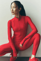 Airlift Ignite Zip Up Jacket - Bright Red