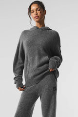 Wool Cashmere New Class Hoodie - Platinum Grey
