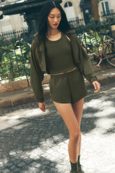 Playmaker Dolphin Short - Green Olive