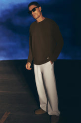 Scholar Straight Leg Sweatpant - Ivory