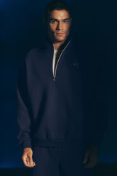 Accolade 1/4 Zip Pullover - Navy