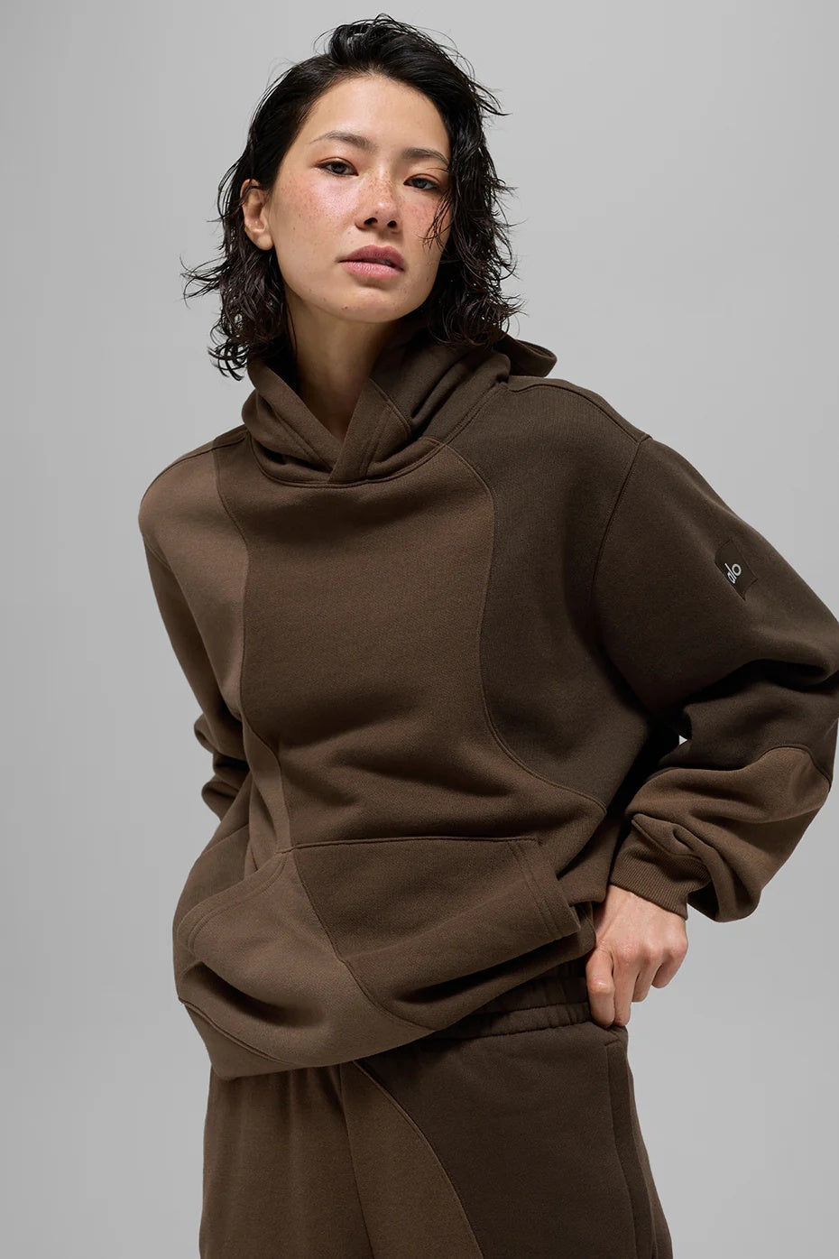 Make Waves Hoodie - Espresso Tonal