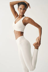 High-Waist Airbrush Legging - Ivory