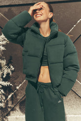 Sweatshirt Puffer - Clover Green