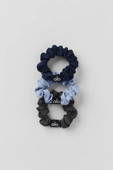 Fresh Mini Scrunchie 3-Pack - Winter Frost/Navy/Anthracite
