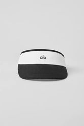 Colorblock Visor - Black/White