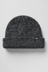 Marl Beanie - Black Marl