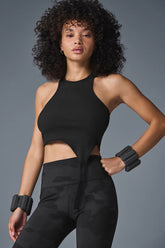 Alosoft Ribbed Revelation Tank - Black