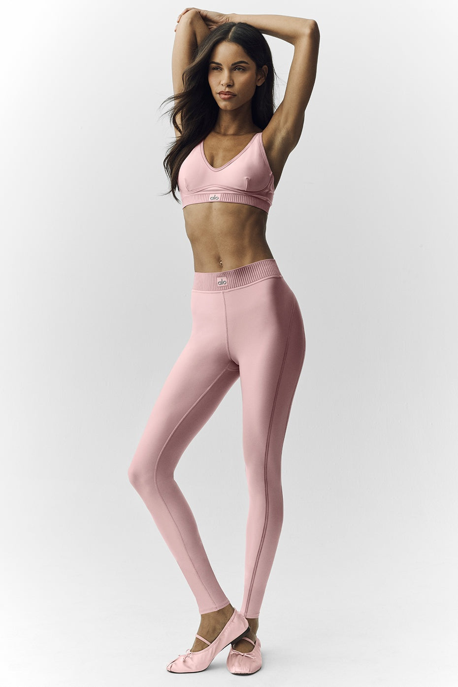 Airlift Line Up Mirage 7/8 Legging - Pink Champagne