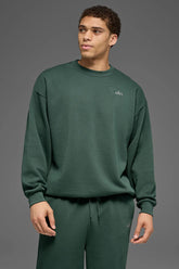 Accolade Crew Neck Pullover - Clover Green