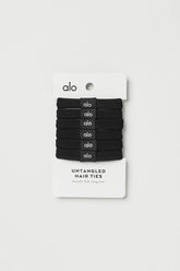Untangled Hair Tie 6-Pack - Black
