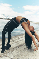 Airlift High-Waist Haven Legging - Black/White