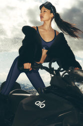 Faux Fur Allure Jacket - Black