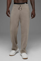 Scholar Straight Leg Sweatpant - Light Cocoa