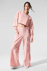 High-Waist Voyager Trouser - Pink Quartz