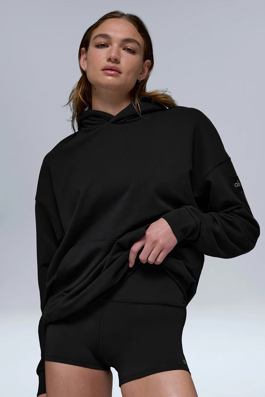 Double Take Hoodie - Black