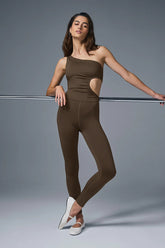 Airlift 7/8 Decadent Bodysuit - Espresso