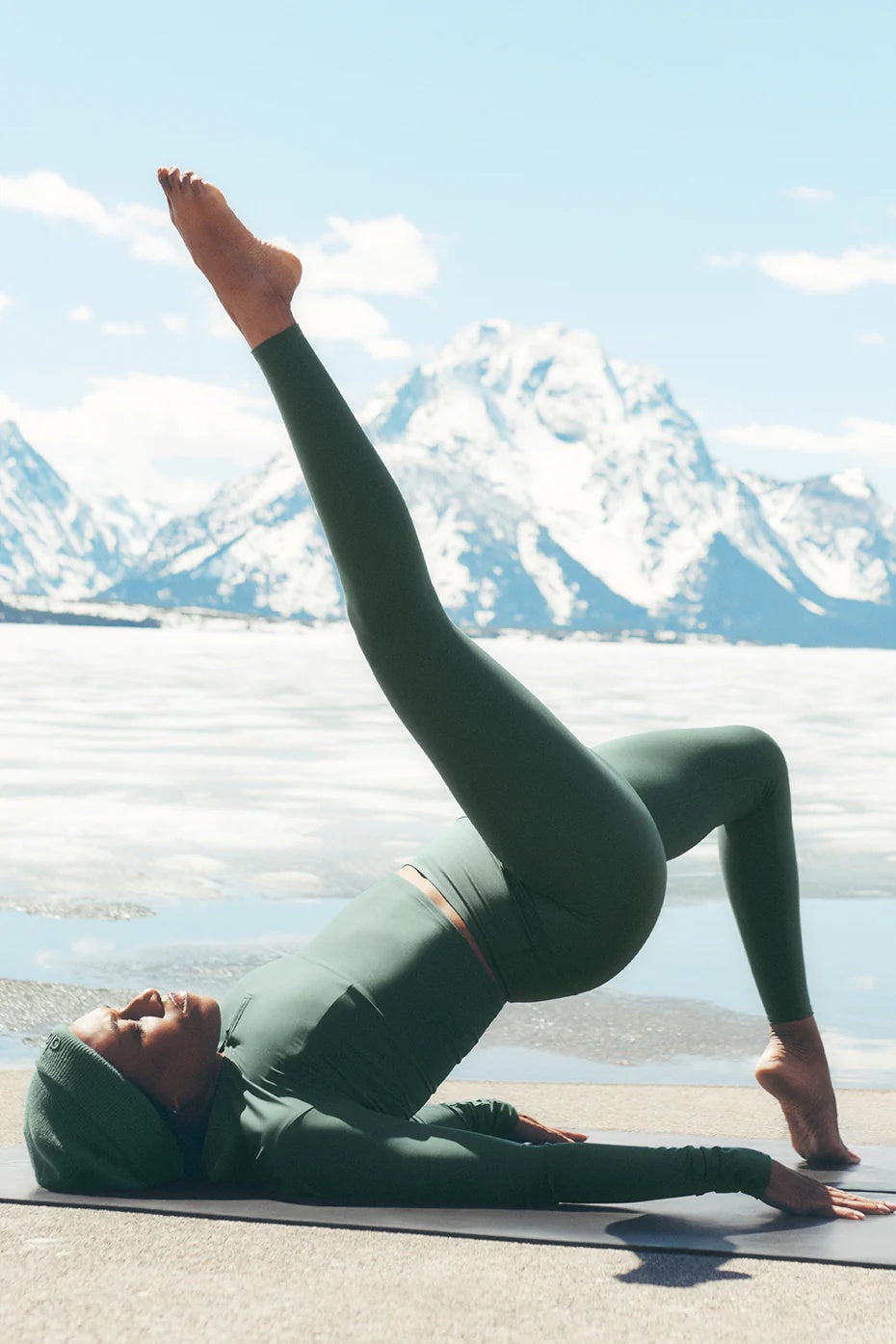 ALO Softsculpt High-Waist Legging - Clover Green