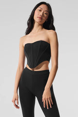 Polar Fleece Corset - Black