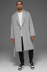 Wool Gameday Overcoat - Athletic Heather Grey