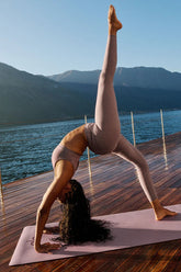 Alosoft High-Waist 7/8 Highlight Legging - Dark Pink Quartz Heather