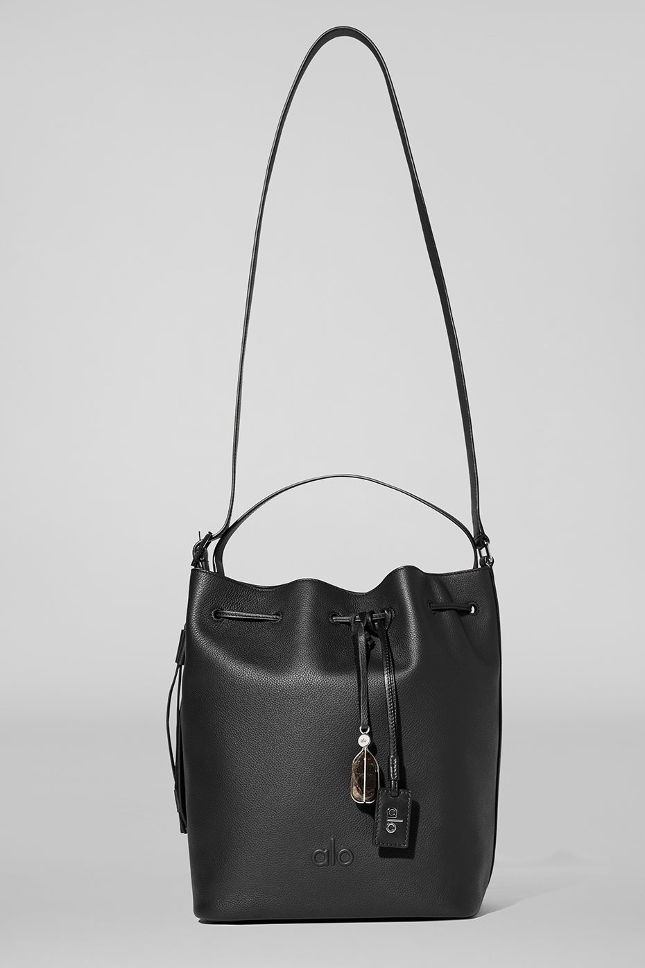 ALO Balance Bucket - Black Leather