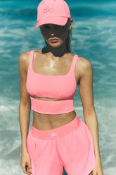 Slit Bra - Neon Bubblegum