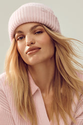 Courchevel Cashmere Beanie - Frosted Pink
