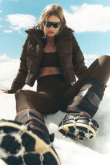 Gold Rush Puffer - Espresso