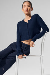 Supernatural Sweater Cardigan - Navy