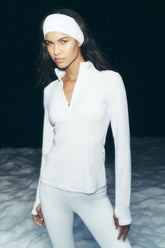 Alosoft 1/2 Zip Rapid Pullover - White