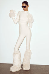 Airlift Winter Warm Ski Time Bib - Ivory