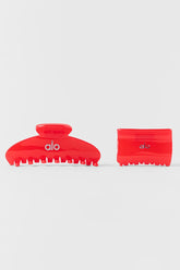 Effortless Claw Clip (2-Pack) - Bright Red