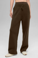 Scholar Straight Leg Sweatpant - Espresso