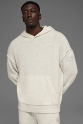 Wool Cashmere New Class Hoodie - Bone Heather