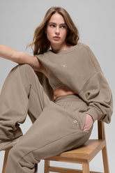 Accolade Crew Neck Pullover - Gravel