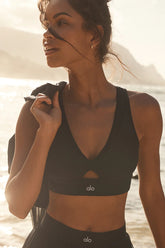 Airlift Mesh Just Right Bra - Black