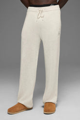 Wool Cashmere New Class Sweatpant - Bone Heather