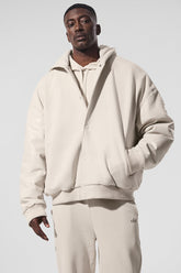 Select Hooded Bomber Jacket - Bone