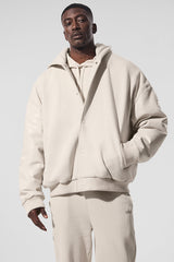 Select Hooded Bomber Jacket - Bone