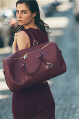ALO Voyage Duffle - Bordeaux Leather