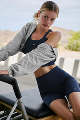 5" Seamless Ribbed Favorite Short - Navy