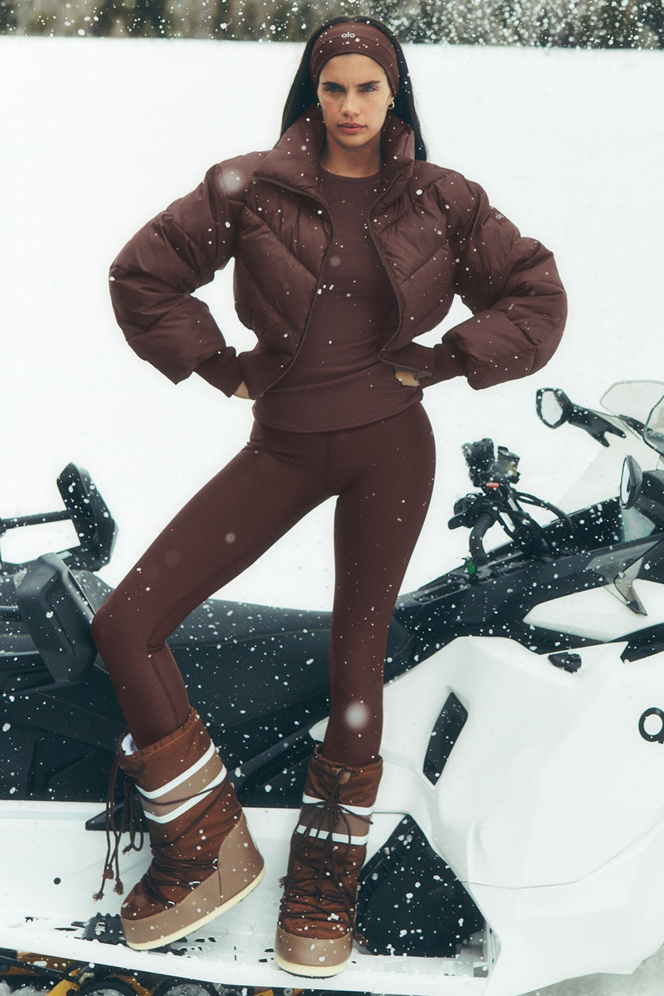 7/8 High-Waist Airlift Legging - Brownstone