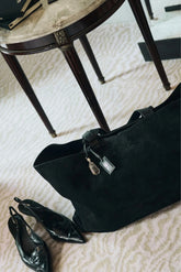 ALO Tranquility Tote - Black Suede