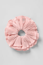 Micro Plisse Oversize Scrunchie - Pink Quartz