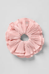 Micro Plisse Oversize Scrunchie - Pink Quartz