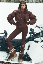 7/8 High-Waist Airlift Legging - Brownstone